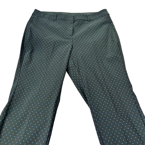 Lane Bryant Pants - NWT Lane Bryant Blue and Black Polka Dots Striped Business Casual Pants Size‎ 18